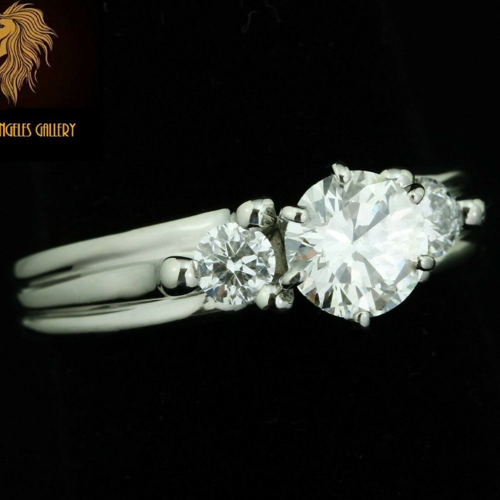 Gabriel & Co Palladium 950 / 1.41 CT Diamond Ring